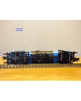 RÖWA 2304 wagon plat chargé de 2 conteneurs LESAGE  DB BO 