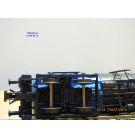 RÖWA 2304 wagon plat chargé de 2 conteneurs LESAGE  DB BO 