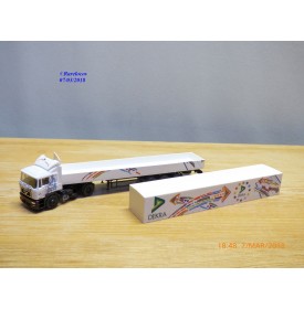 HERPA  184458,  camion et semi remorque MAN  F2000   DEKRA    Neuf   BO  1/87