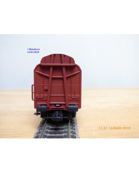 ELECTROTREN 5506 K,  wagon couvert grande capacité à parois coulissantes  type Habis  Deutsche TRANSFESA   DB    neuf   BO