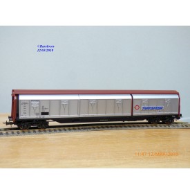 ELECTROTREN 5506 K,  wagon couvert grande capacité à parois coulissantes  type Habis  Deutsche TRANSFESA   DB    neuf   BO