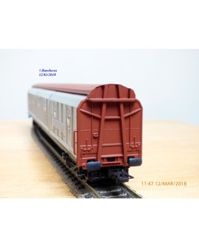 ELECTROTREN 5506 K,  wagon couvert grande capacité à parois coulissantes  type Habis  Deutsche TRANSFESA   DB    neuf   BO