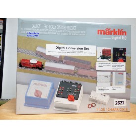 MÄRKLIN 2622 / 3665,  Diigital conversion set  loco diesel Co à bielles série 260 DB + central  control  + decodeur K 83    BO 