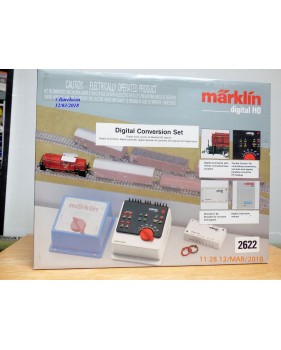 MÄRKLIN 2622 / 3665,  Diigital conversion set  loco diesel Co à bielles série 260 DB + central  control  + decodeur K 83    BO 