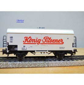 Märklin 4418, wagon couvert réfrigérant type Ichqrs 377   KÖNIG PILSENER   DB    BO