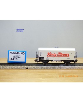 Märklin 48944 wagons plats type Bt 10 conteneurs à bière Königsbacher DB BO