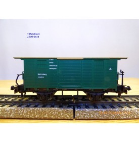 Märklin 4685, wagon couvert à toit plat  type Ni  K.W.Sts.B.  BO