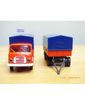 ROCO Minitanks 6002, Camion STEYR  680 et remorque ÖBB      Neuf   BO  1/87  HO