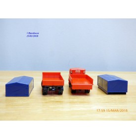 ROCO Minitanks 6002, Camion STEYR  680 et remorque ÖBB      Neuf   BO  1/87  HO