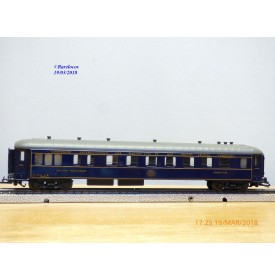 RATEAU / PMP /JEP  2114, voitures lits CIWL   N° 3841  SNCF  BO