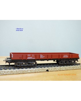 Märklin 4473,  wagon plat   à bogies  type  Rlmms   DB   BO
