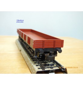 Märklin 4473,  wagon plat   à bogies  type  Rlmms   DB   BO