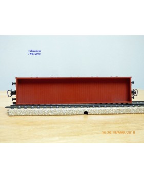 Märklin 4473,  wagon plat   à bogies  type  Rlmms   DB   BO