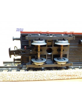 Märklin 4473,  wagon plat   à bogies  type  Rlmms   DB   BO