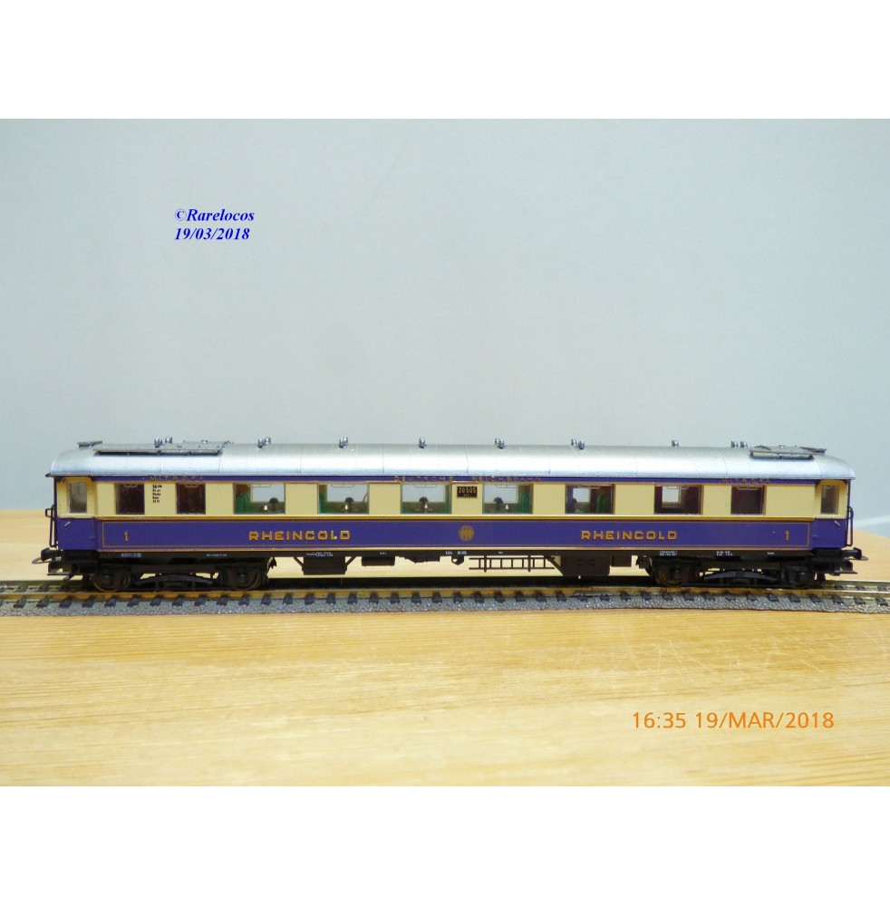 LILIPUT  822 00, voiture salon avec cuisine 1 Kl. type SA 4ük   N°:20505   Rheingold  DR   neuf    BO