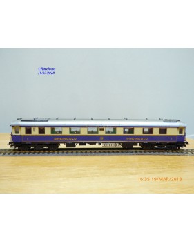LILIPUT  822 00, voiture salon avec cuisine 1 Kl. type SA 4ük   N°:20505   Rheingold  DR   neuf    BO