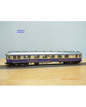 LILIPUT  822 00, voiture salon avec cuisine 1 Kl. type SA 4ük   N°:20505   Rheingold  DR   neuf    BO