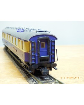 LILIPUT  822 00, voiture salon avec cuisine 1 Kl. type SA 4ük   N°:20505   Rheingold  DR   neuf    BO