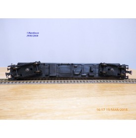 LILIPUT ancien 201 wagon plat chargé de 4 conteneurs ( cadres)  NS  BO