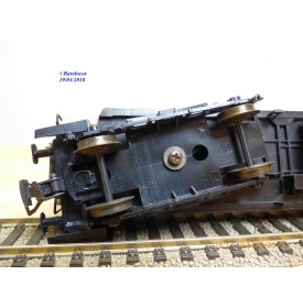 LILIPUT ancien 201 wagon plat chargé de 4 conteneurs ( cadres)  NS  BO