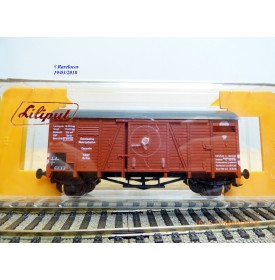 LILIPUT 253 01, wagon couvert  type  Grhs  DR  BO                                 DB BO