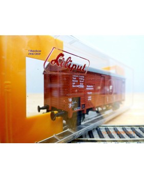 LILIPUT 253 01, wagon couvert  type  Grhs  DR  BO                                 DB BO