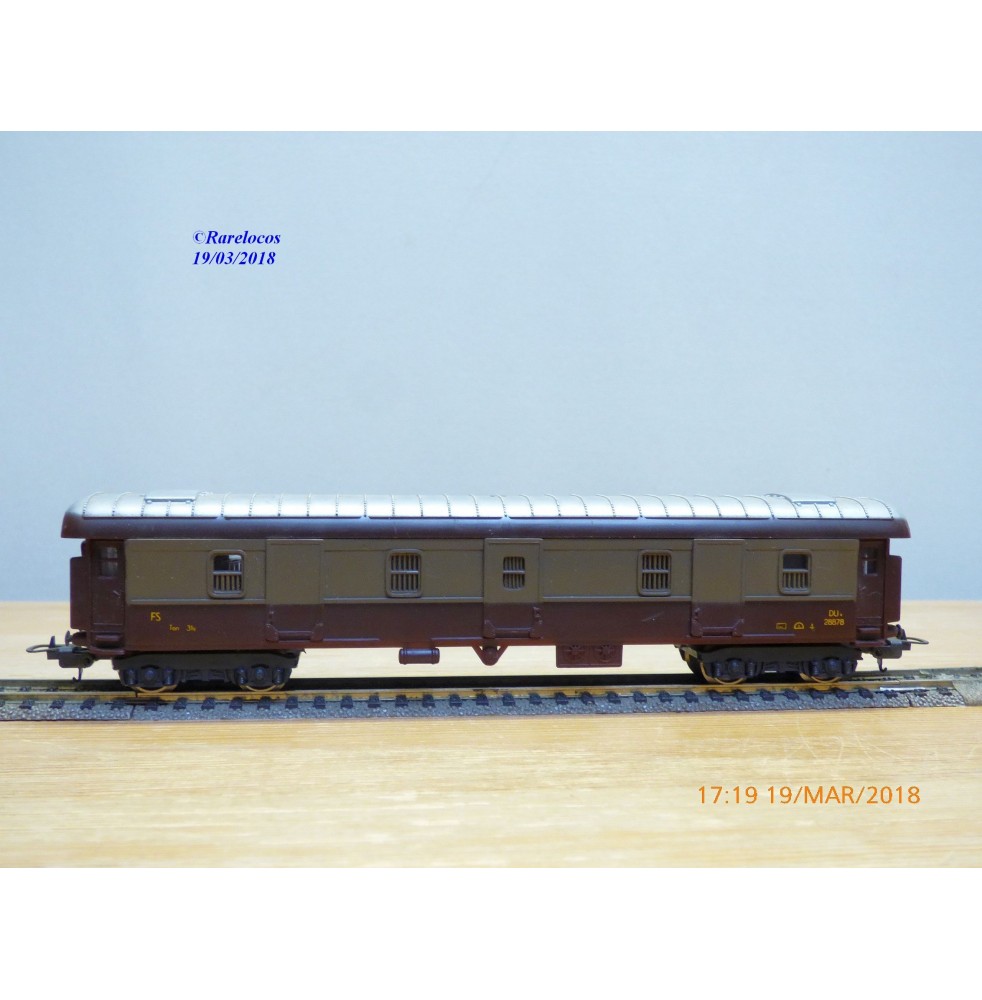 LIMA véro 9301,  fourgon grandes lignes type DUz  N°: 28878  FS  BO
