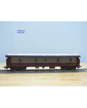 LIMA véro 9301,  fourgon grandes lignes type DUz  N°: 28878  FS  BO
