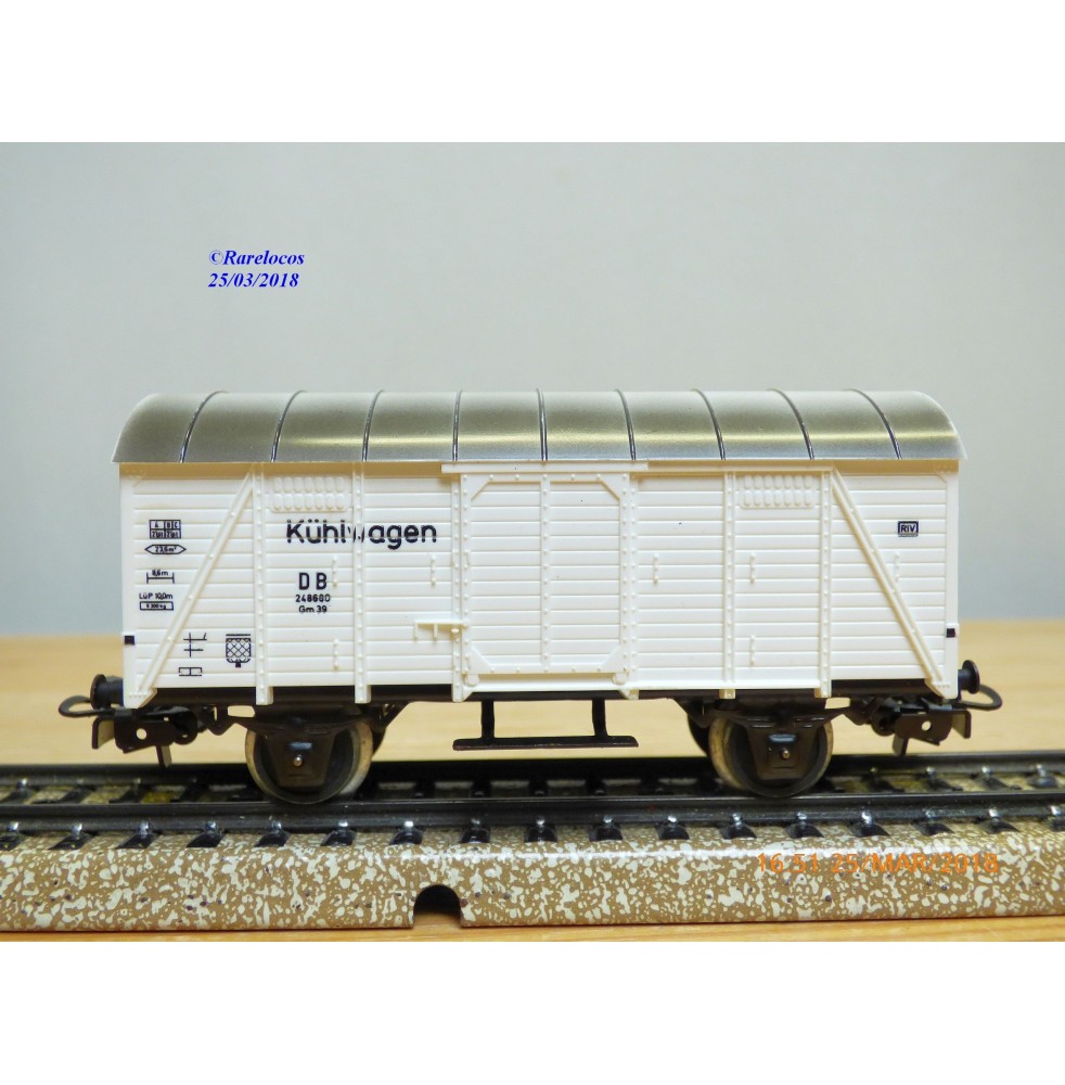 PRIMEX ( Märklin )  4543, wagon réfrigérant  type Gm 39  marquage Kühlwagen  DB  neuf    BO