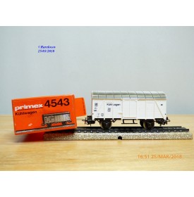 PRIMEX ( Märklin )  4543, wagon réfrigérant  type Gm 39  marquage Kühlwagen  DB  neuf    BO