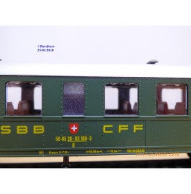 ROCO 44200A,  voiture 2 Kl. MBS   BO