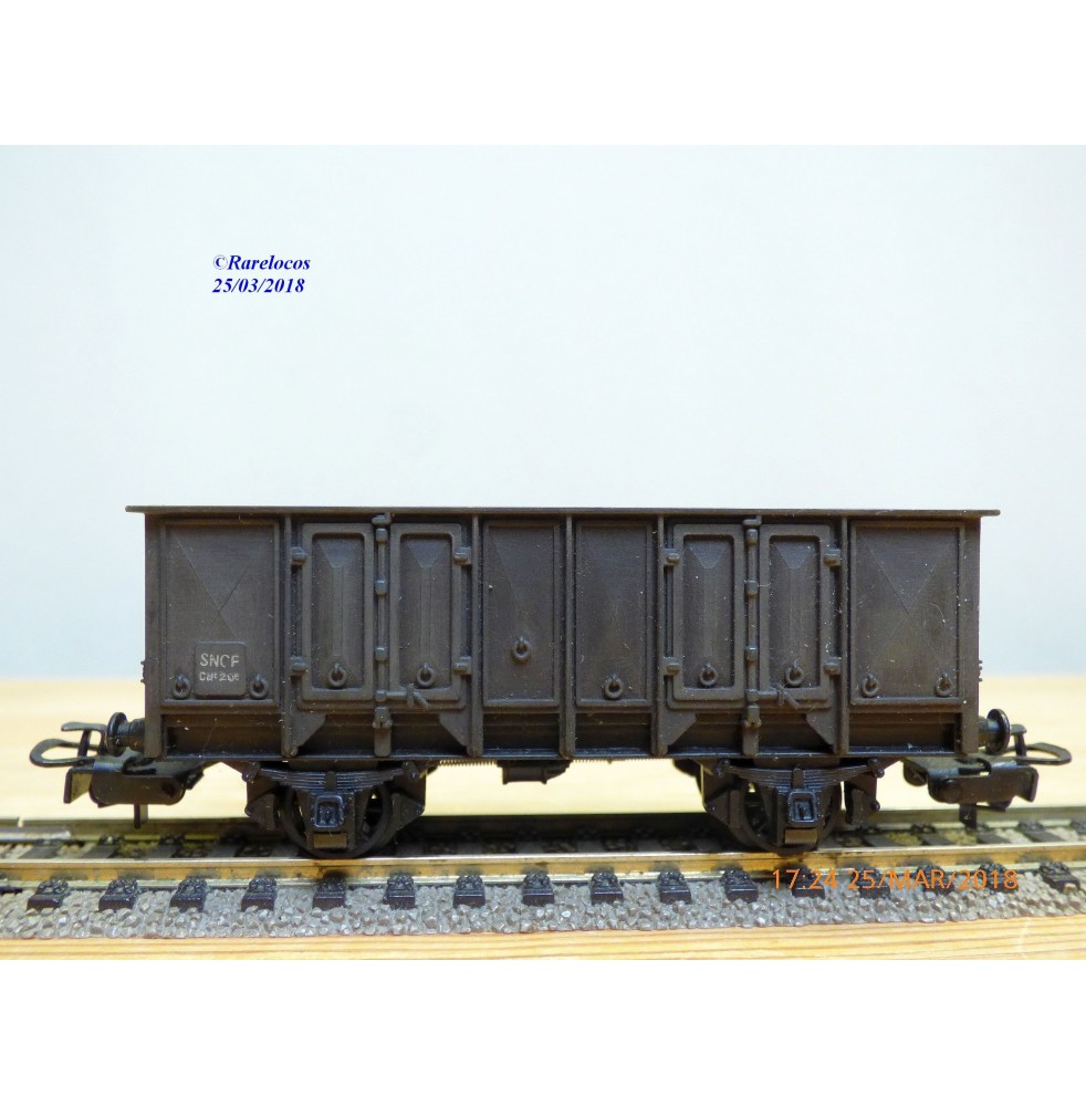 HORNBY acHO 708, wagon tombereau avec chargement de charbon     SNCF   BO