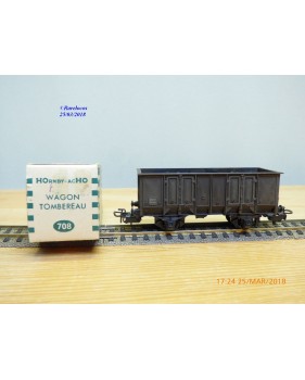 HORNBY acHO 708, wagon tombereau avec chargement de charbon     SNCF   BO