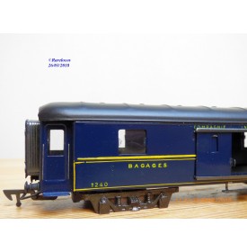 JEP / RATEAU  6656, fourgon grandes lignes   CIWL   N° 1240   SNCF  