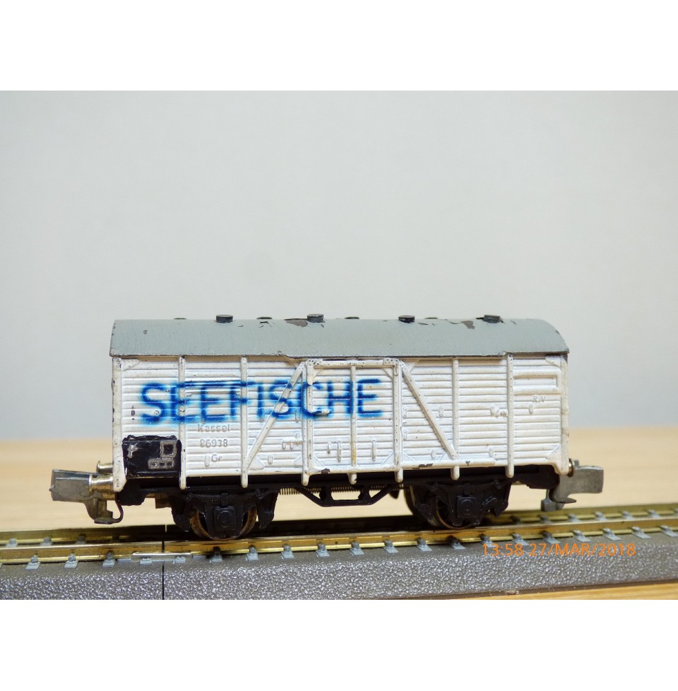 ROKAL métal  G 236, wagon frigo Seeefische  DB  