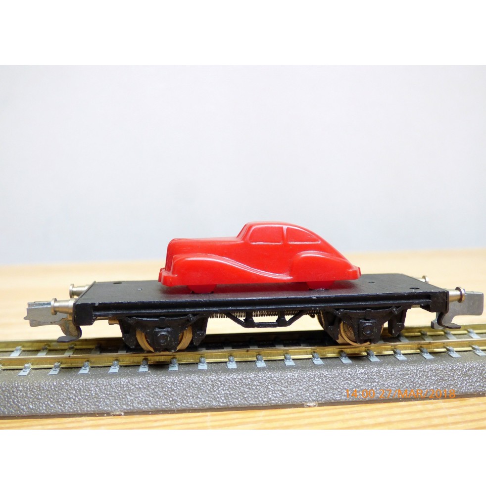 ROKAL métal  G 246, wagon plat à 2 essieux   DB  