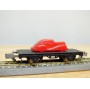 ROKAL métal  G 246, wagon plat à 2 essieux   DB  