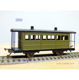 KAWAI 2764?, voiture ancienne à plate formes d' extrémité  JNR  BO