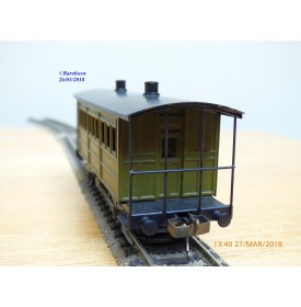 KAWAI 2764?, voiture ancienne à plate formes d' extrémité  JNR  BO