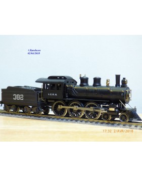 AHM  / Pocher /  Rivarossi  véro  5151,  locomotive  Ten Wheel 4 6 0  " Casey Jones " Illinois Central    ICRR   Neuf    BO