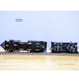 AHM  / Pocher /  Rivarossi  véro  5151,  locomotive  Ten Wheel 4 6 0  " Casey Jones " Illinois Central    ICRR   Neuf    BO