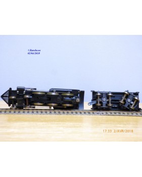 AHM  / Pocher /  Rivarossi  véro  5151,  locomotive  Ten Wheel 4 6 0  " Casey Jones " Illinois Central    ICRR   Neuf    BO