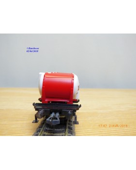 FLEISCHMANN  5231, wagon plat avec chargement citernes à bière EKU      DB   neuf   BO