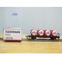 FLEISCHMANN  5231, wagon plat avec chargement citernes à bière EKU      DB   neuf   BO