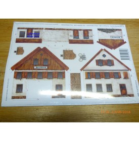 Schreiber-Bogen 619, kit en carton gare Friedbach  neuf   BO  HO 1/87