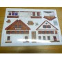 Schreiber-Bogen 619, kit en carton gare Friedbach  neuf   BO  HO 1/87