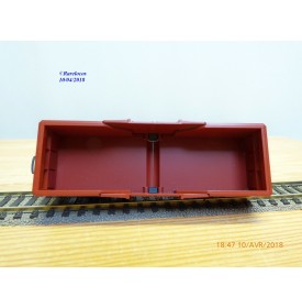 FLEISCHMANN 5502,  wagon tombereau basculant à déchargement central type El- u 061   DB  neuf   BO