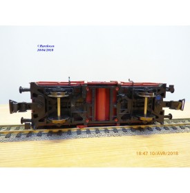 FLEISCHMANN 5502,  wagon tombereau basculant à déchargement central type El- u 061   DB  neuf   BO