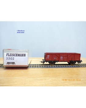 FLEISCHMANN 5502,  wagon tombereau basculant à déchargement central type El- u 061   DB  neuf   BO