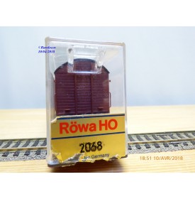 RÖWA 2304 wagon plat chargé de 2 conteneurs LESAGE  DB BO 
